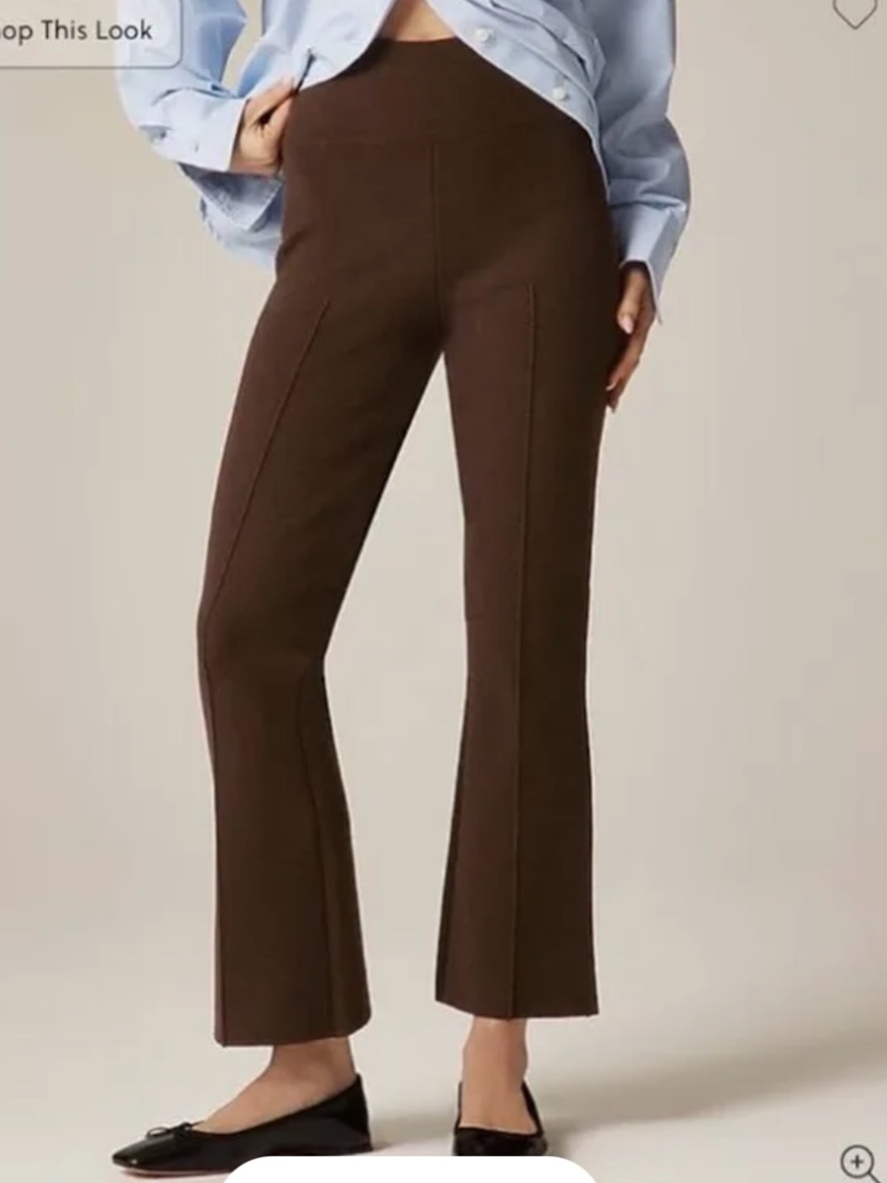 J. Crew Slim Flare Kickout Pant NWT sz. SP - Picture 3 of 3